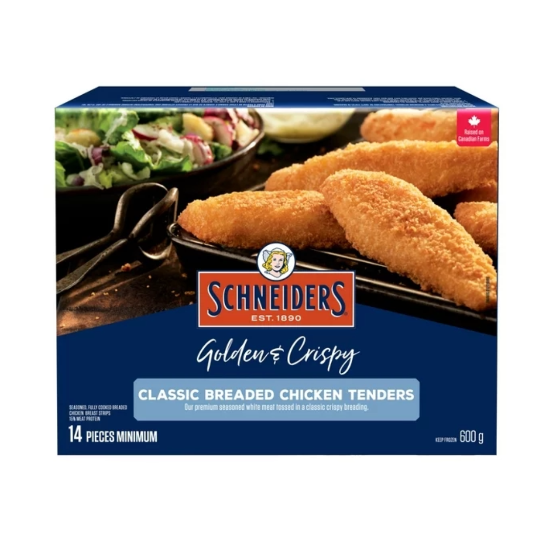 Schneiders Classic Breaded Chicken Tenders 600g The Grocery Outlet Shop