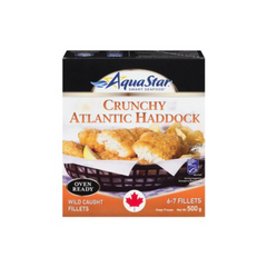 AquaStar Crunchy Atlantic Haddock 500g