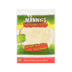 Manny’s Soft Taco Size Flour Tortillas 283g