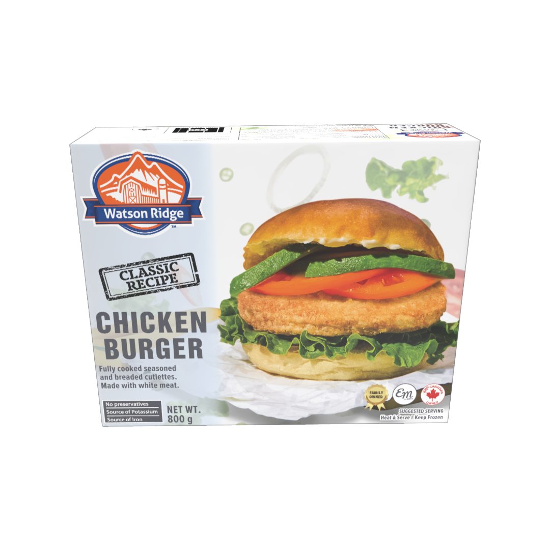 Watson Ridge Chicken Burgers - 800g
