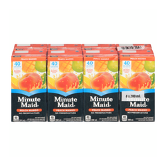 Minute Maid NSA Peach Mango Juice Boxes 8x200ml