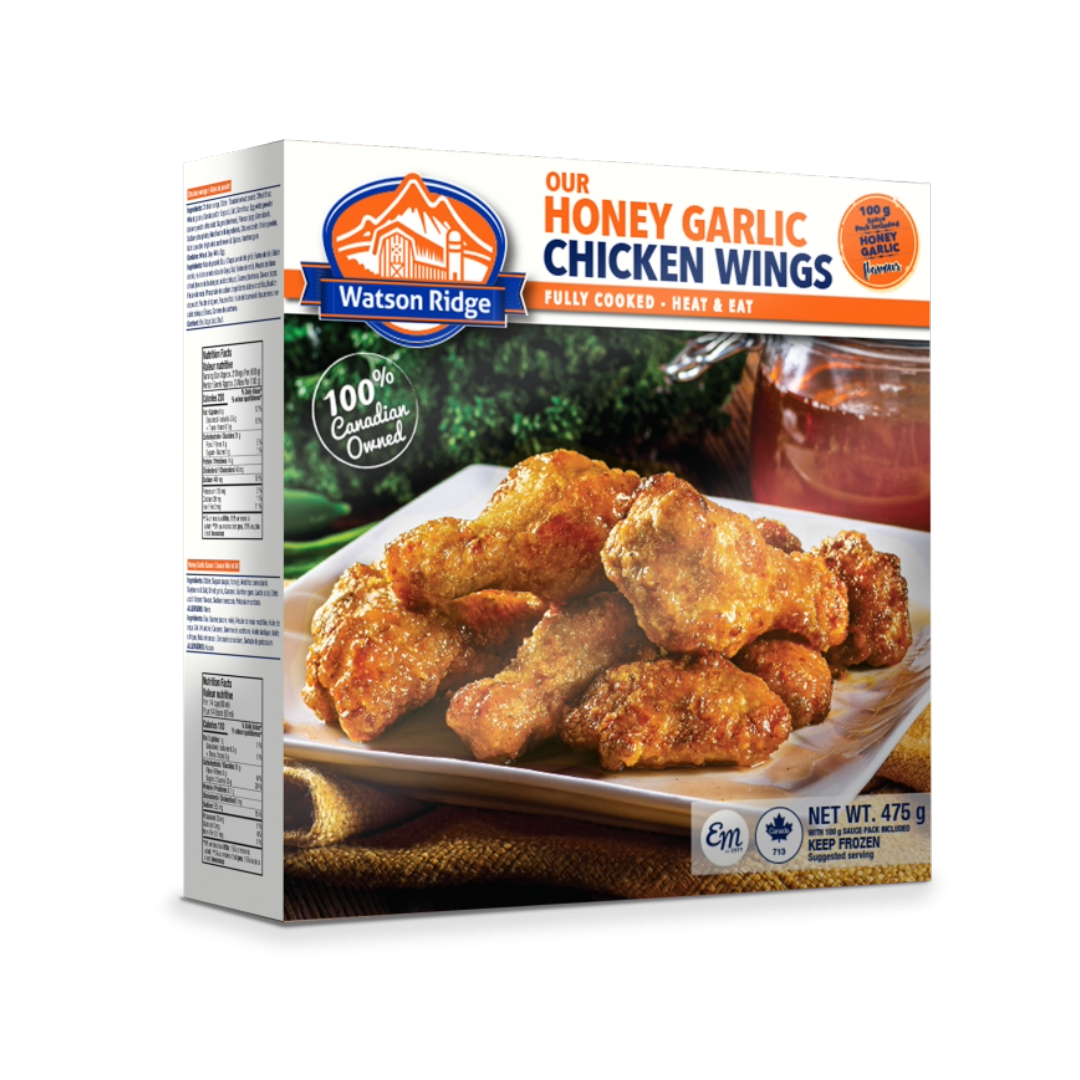 Watson Ridge Honey Garlic Chicken Wings - 475g