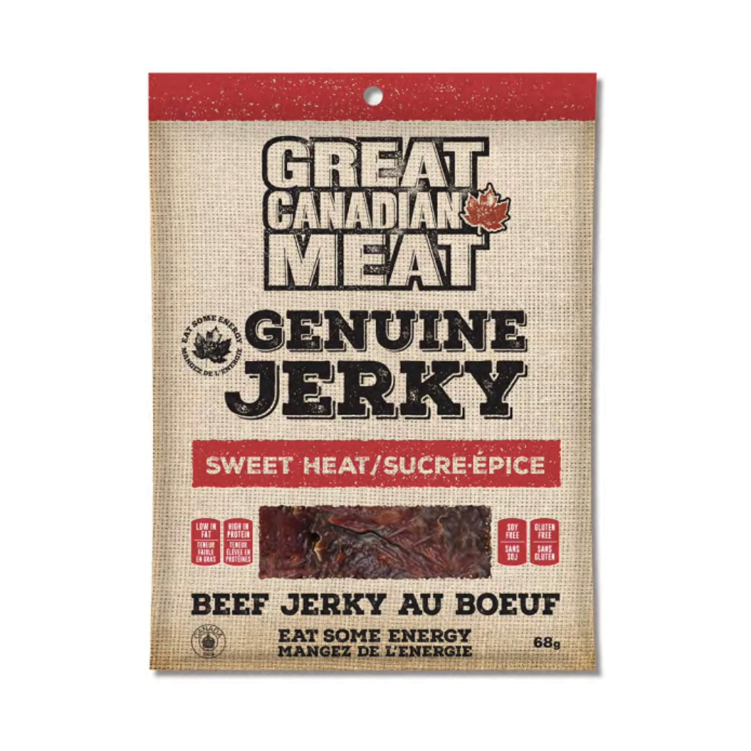 Great Canadian Meat Jerky - Sweet Heat 68g