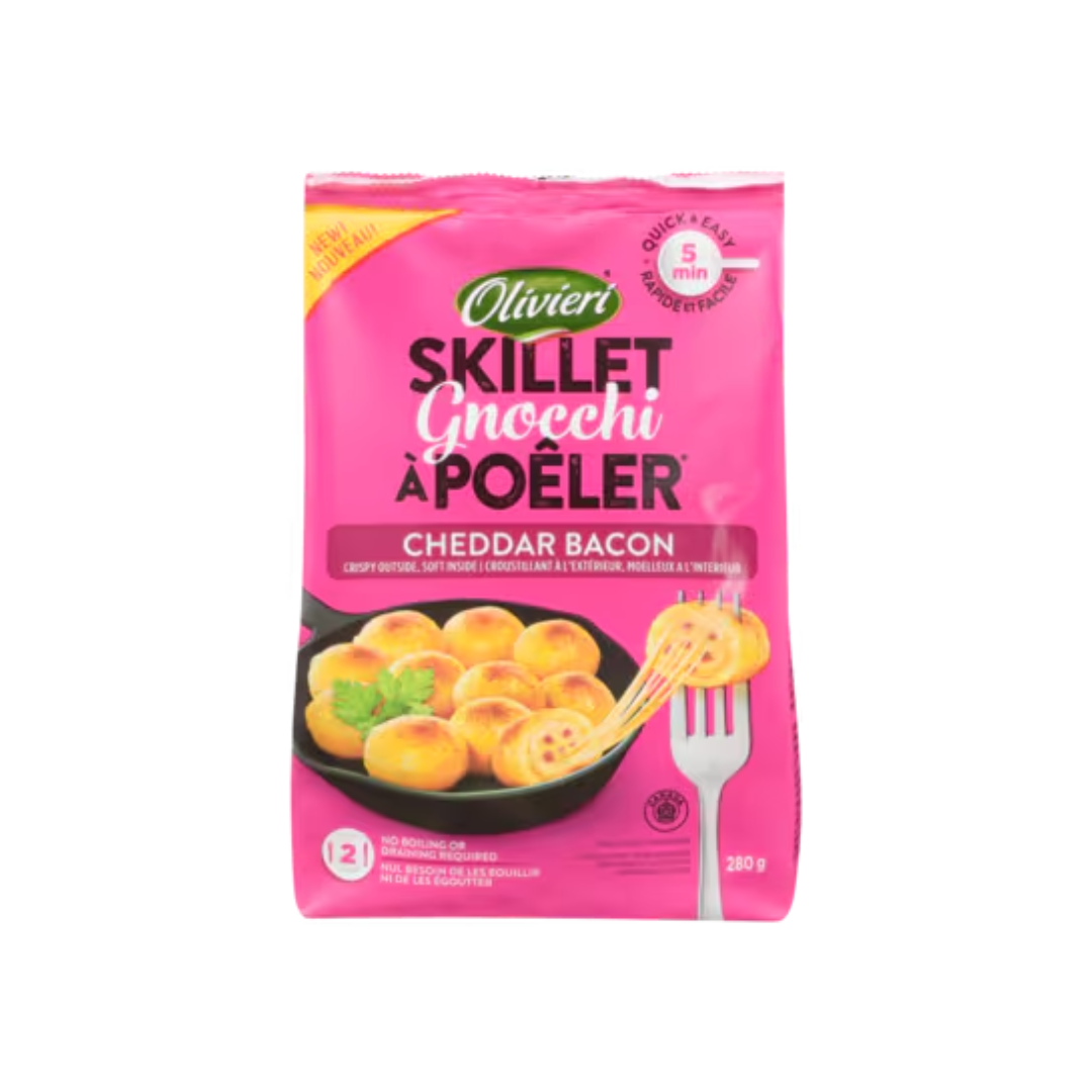 Olivieri Cheddar Bacon Skillet Gnocchi