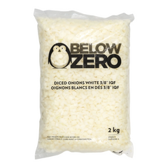 Below Zero Diced Onions White 2kg