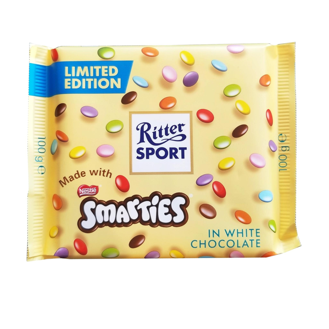 Ritter Sport Smarties in White Chocolate 100g