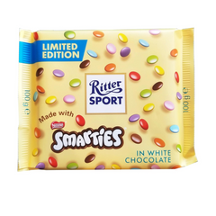 Ritter Sport Smarties in White Chocolate 100g