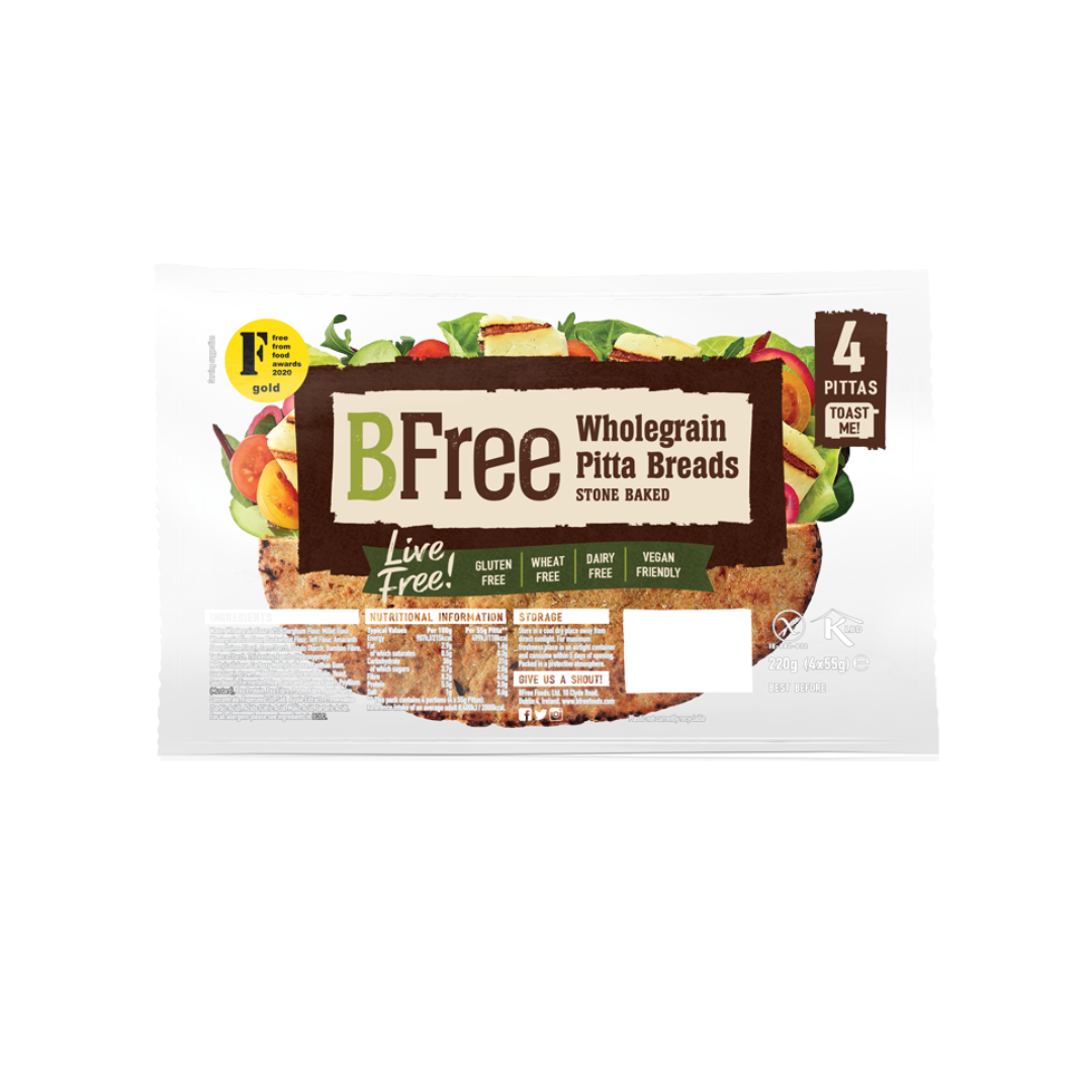 BFree Wholegrain Pitas 4pk – The Grocery Outlet Shop