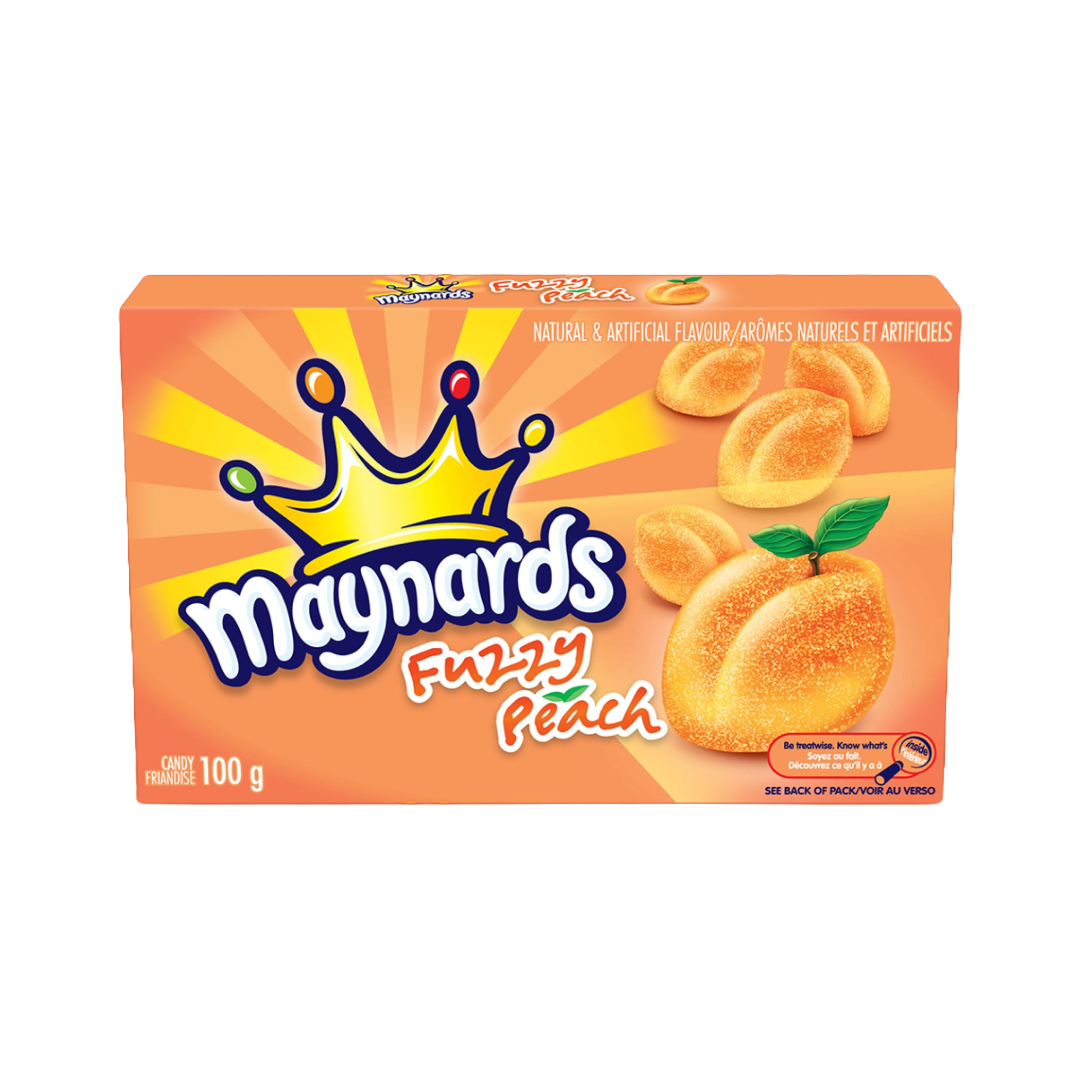 Maynards Fuzzy Peach Theatre Box 100g