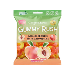 Gummy Rush Cheery Chews Atomic Peaches 90g