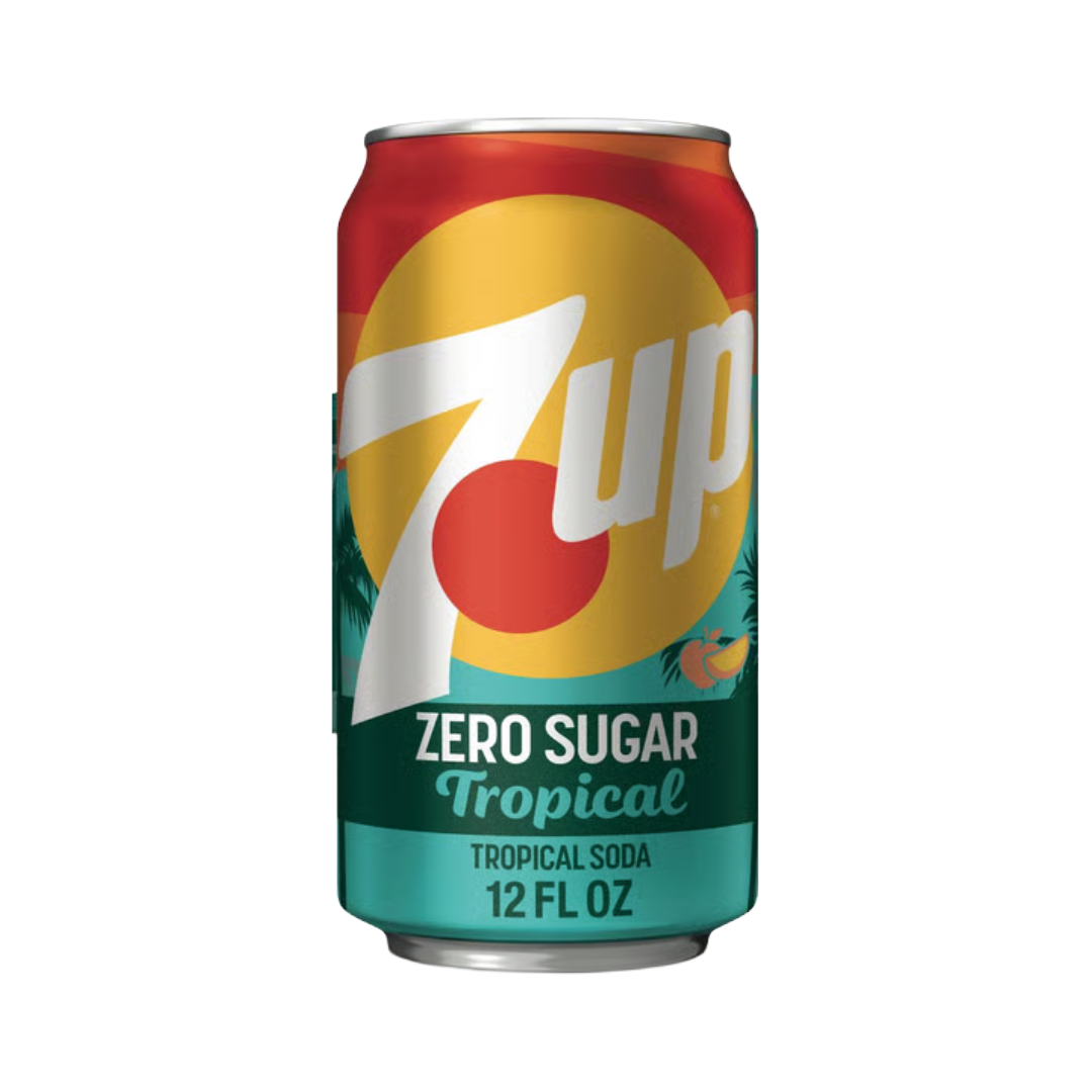 7Up Zero Sugar Tropical 355ml