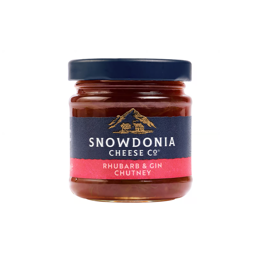 Snowdonia Rhubarb & Gin Chutney 114g
