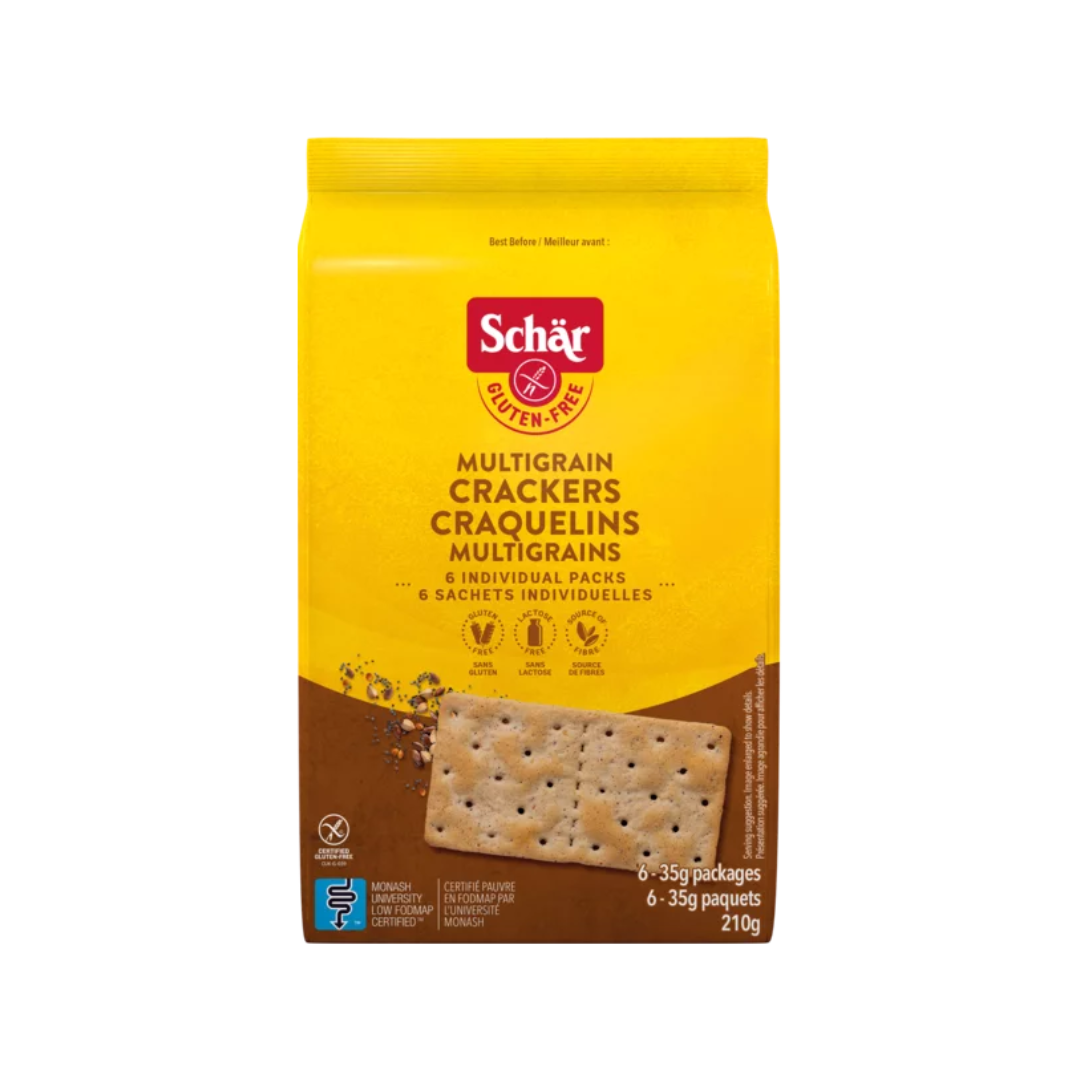 Schar Gluten Free Multigrain Crackers 210g