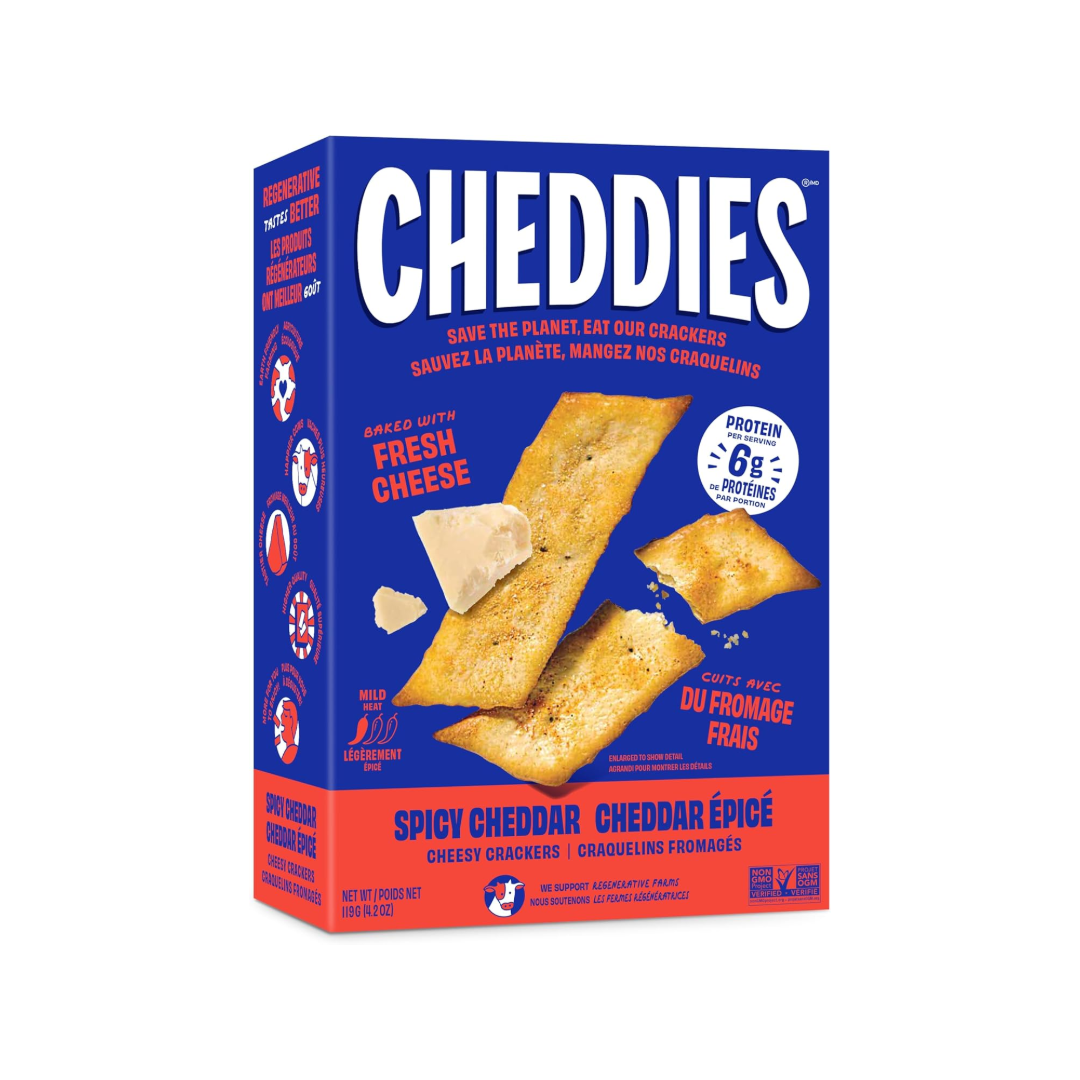 Cheddies Spicy Cheddar Cheesy Crackers 119g