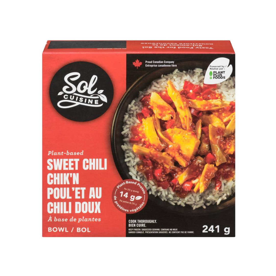 Sol Cuisine Plant Based Sweet Chili Chik’n Bowl 241g