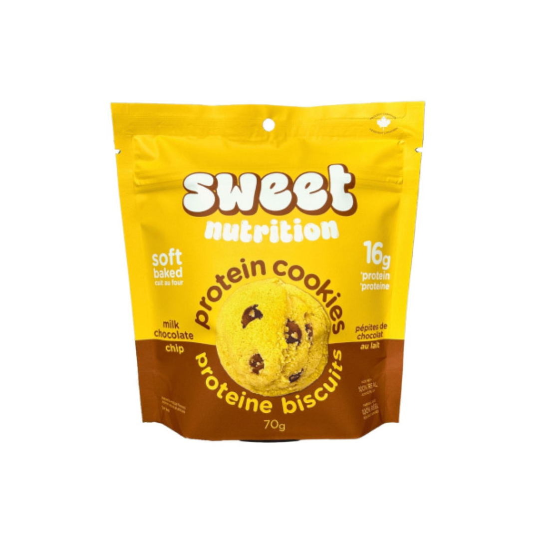 Sweet Nutrition Milk Chocolate Chip Protein Cookies 70g