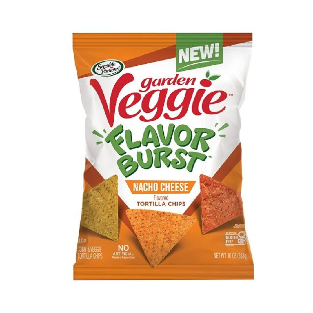 Garden Veggie Nacho Cheese Tortilla Chips 283g