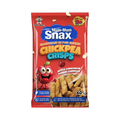 Mum-Mum Snax Apple Cinnamon Chickpea Crisps 60g