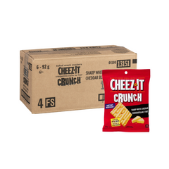 Cheez-It Snack Packs Case Sharp White Cheddar 6x92g