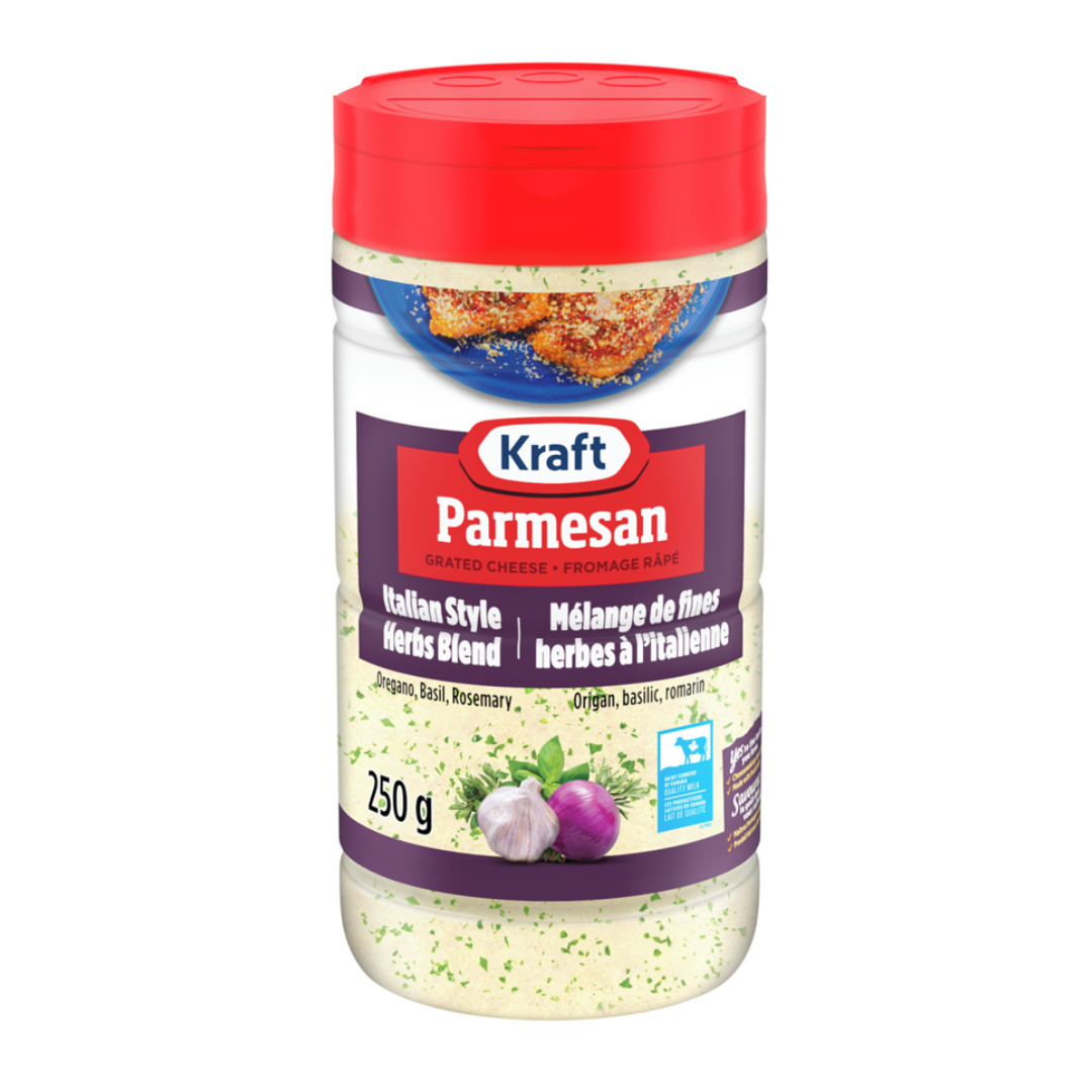 Kraft Italian Style Herbs Blend Parmesan 250g