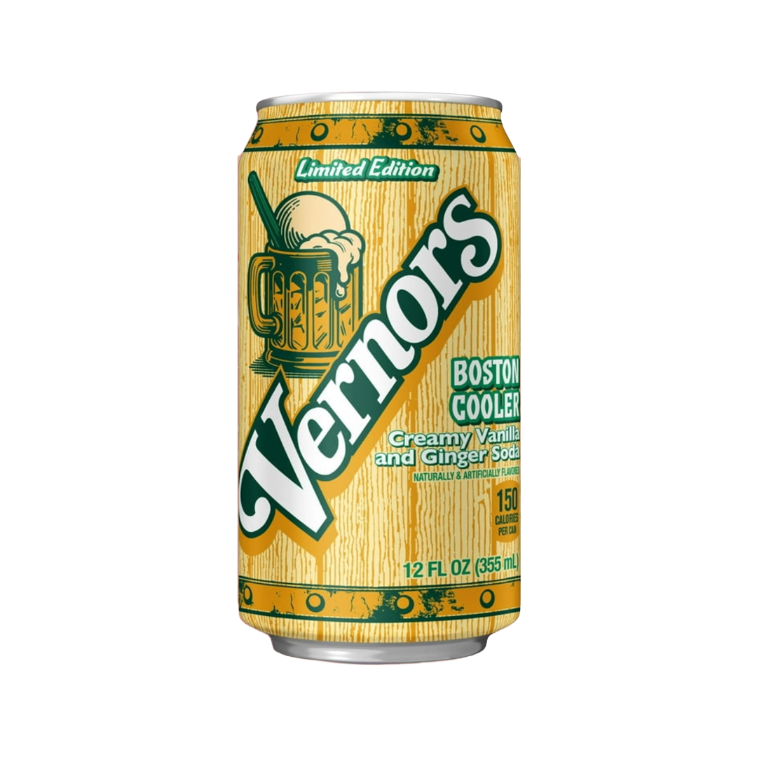 Boston Cooler Vernors Vanilla & Ginger Soda 355ml