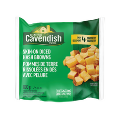 Cavendish Farms Skin-On Diced Hash Browns 800g