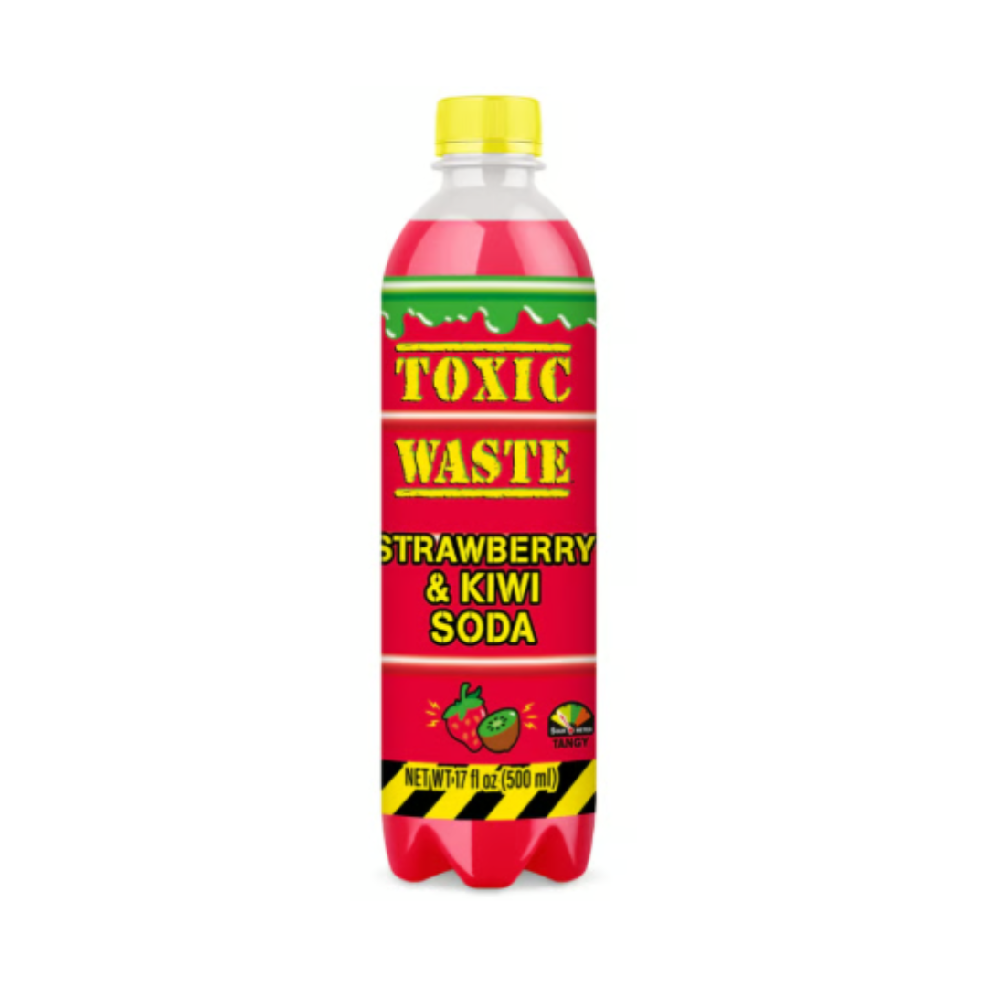 Toxic Waste Kiwi & Strawberry Soda 500ml