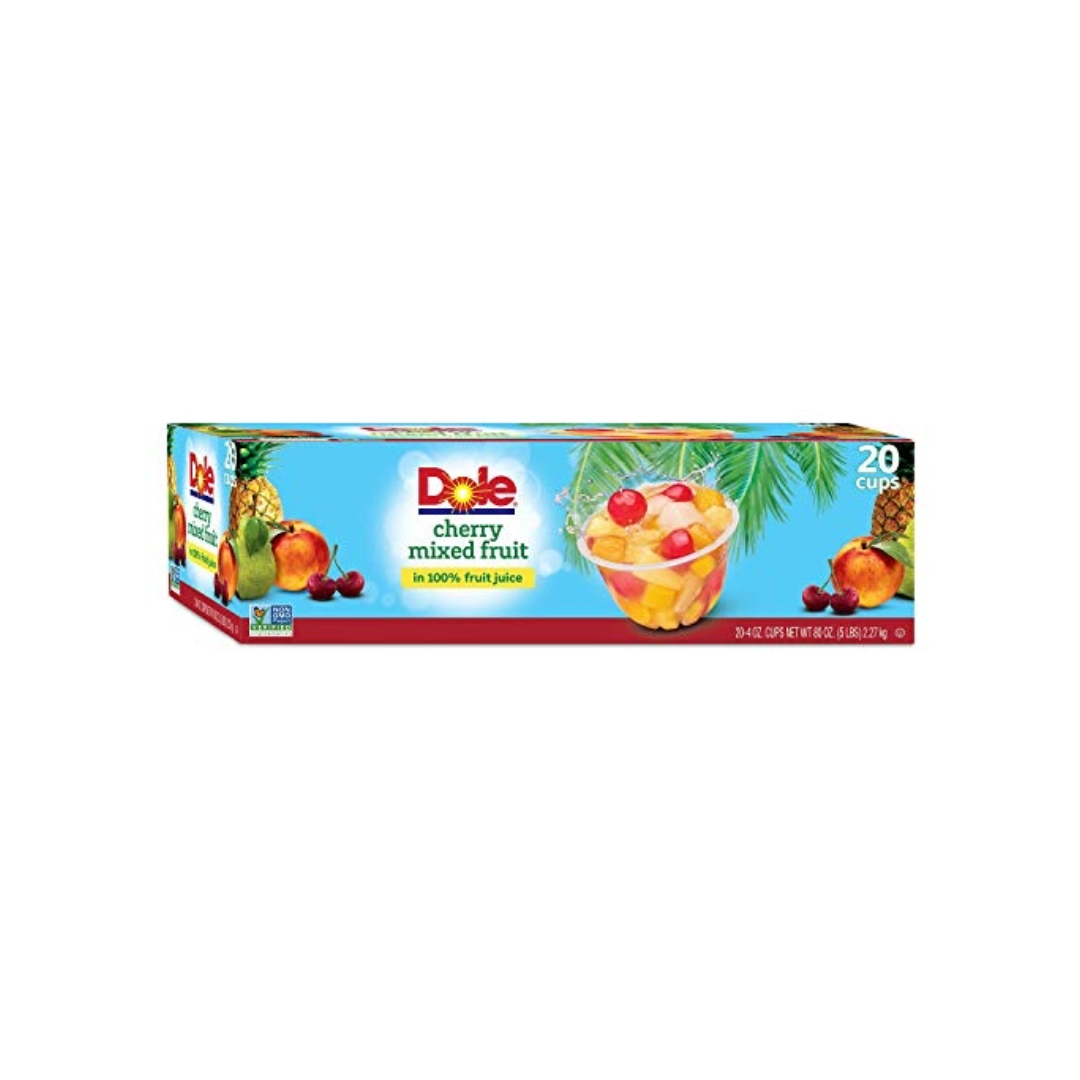 Dole Cherry Mixed Fruit in 100% Fruit Juice 20pk