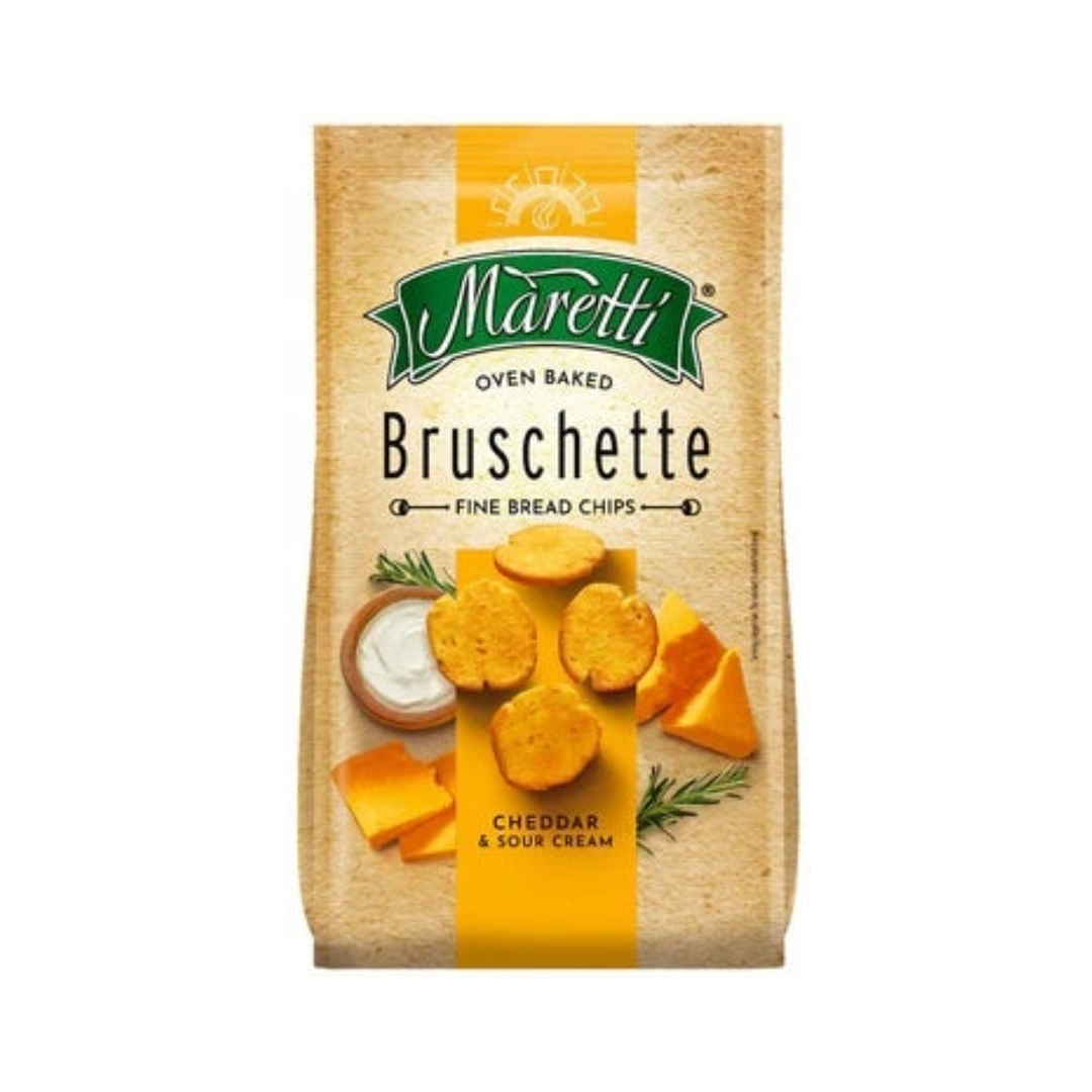 Maretti Cheddar & Sour Cream Bruschette Chips 142g