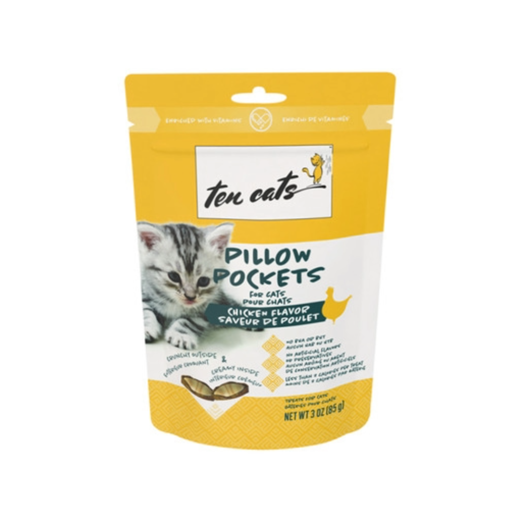 Rondo Ten Cats Chicken Pillow Pockets 85g