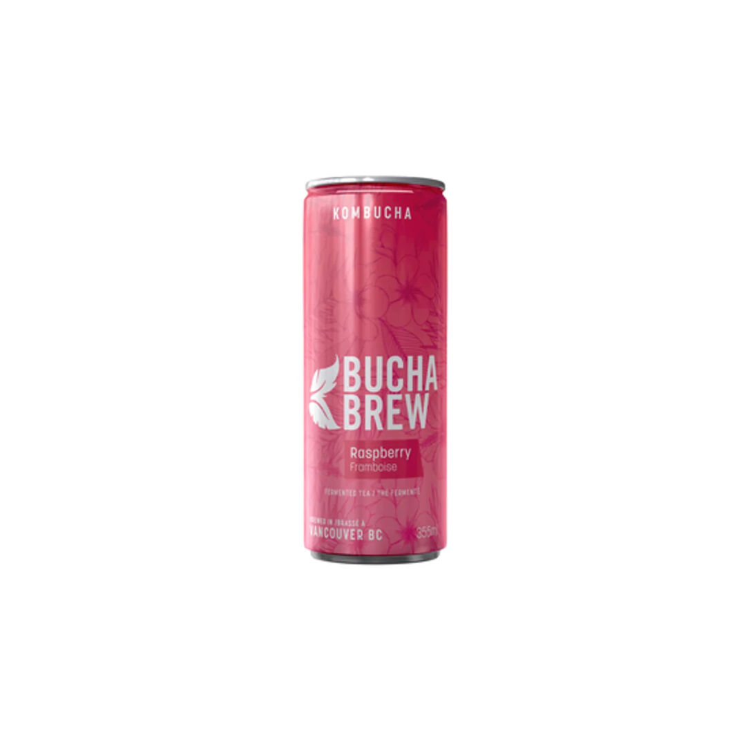 Bucha Brew Raspberry Kombucha 355ml