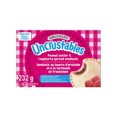 Uncrustables Smucker’s Peanut Butter & Raspberry Sandwich 232g
