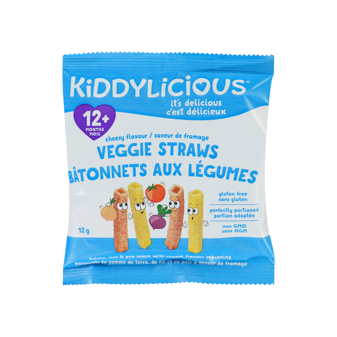 Kiddylicous Cheesy Veggie Straws 4Pk