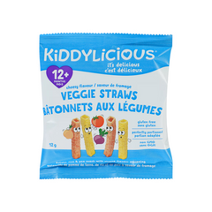 Kiddylicous Cheesy Veggie Straws 4Pk