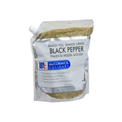 McCormick Culinary Handy Fill Shaker Grind Black Pepper 907g