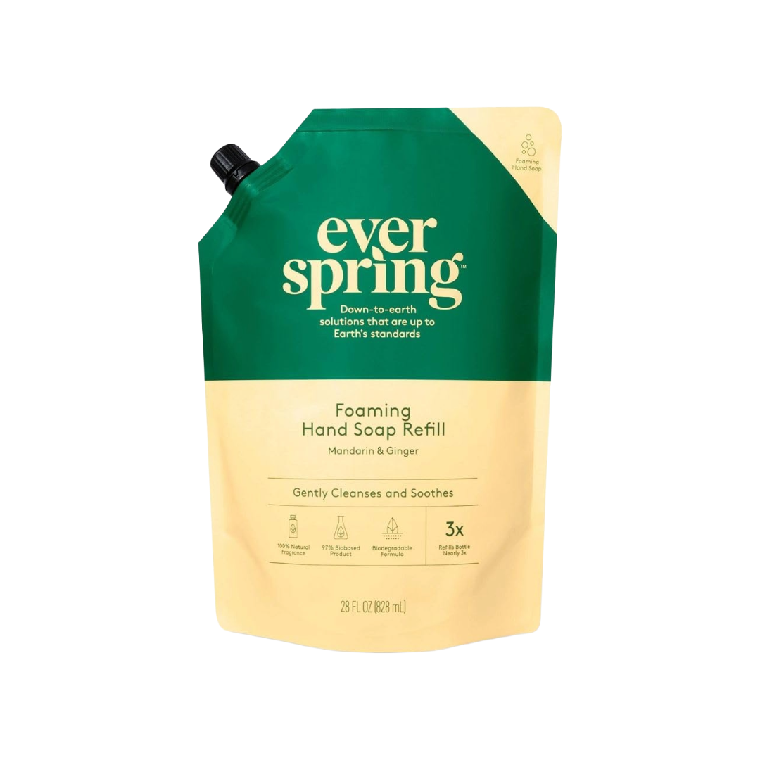 Everspring Foaming Hand Soap Refill - Mandarin & Ginger 1L