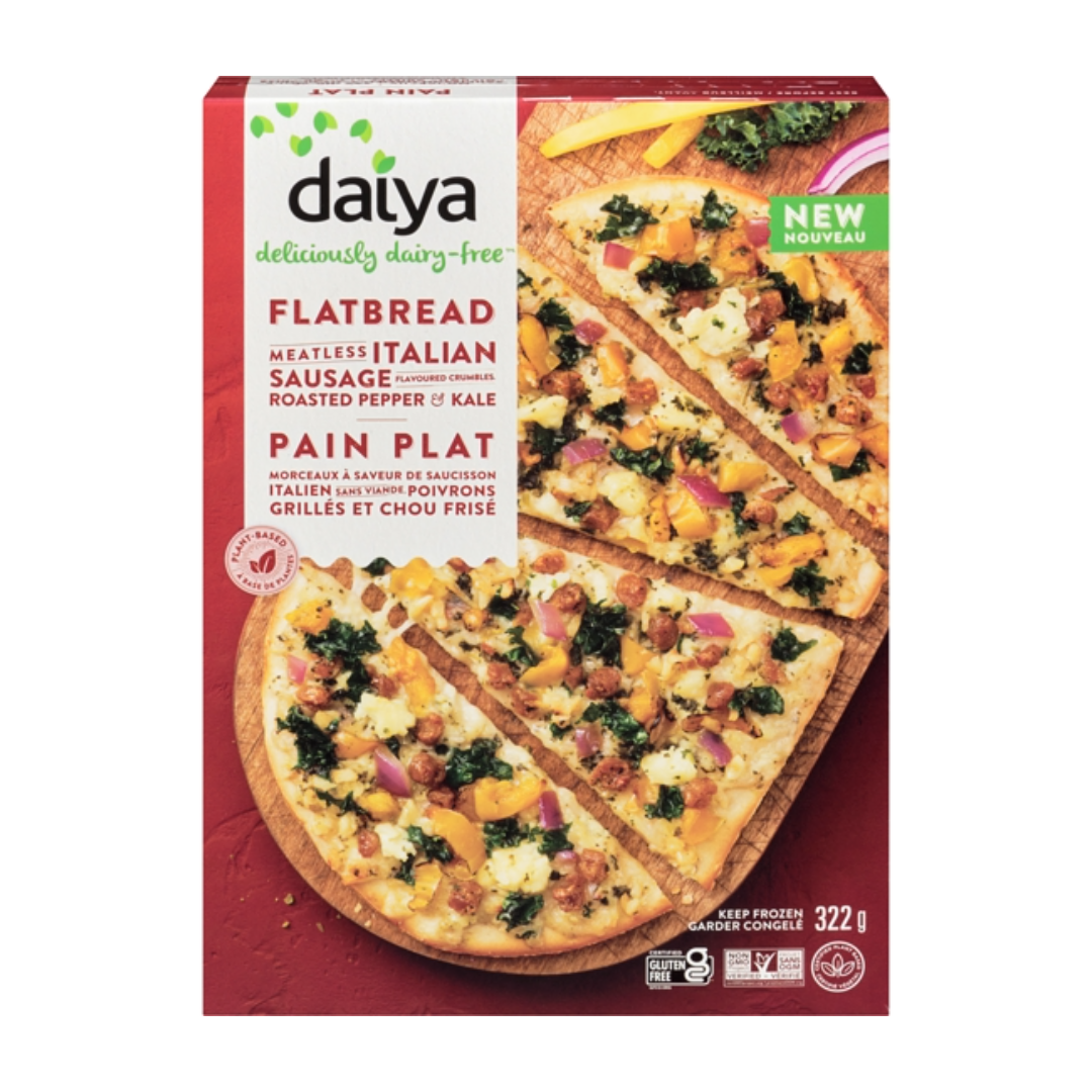 Daiya Meatless Italian Sausage, Roasted Pepper & Kale Flatbread 322g