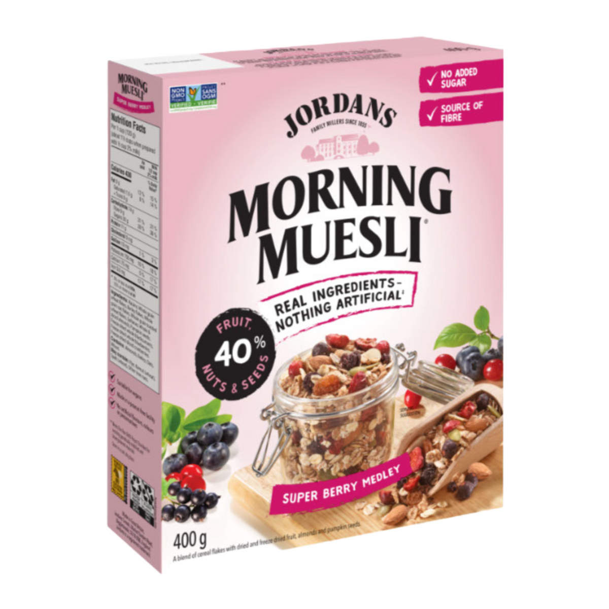 Jordans Morning Muesli Super Berry Medley 450g The Grocery Outlet Shop