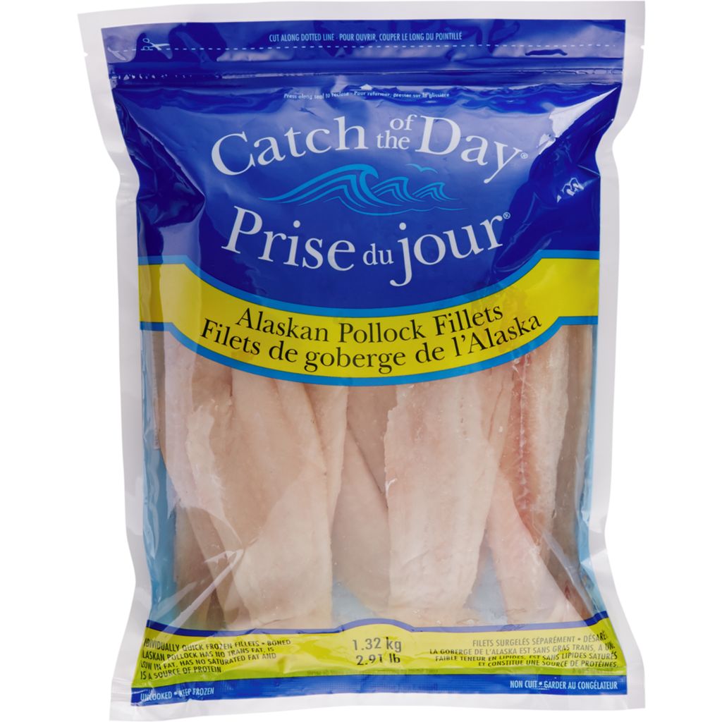 Catch of the Day Alaskan Pollock Fillets 1.32kg – The Grocery Outlet Shop
