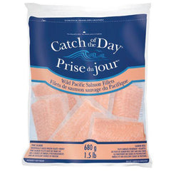 Catch of the Day Wild Pacific Salmon Fillets 680g