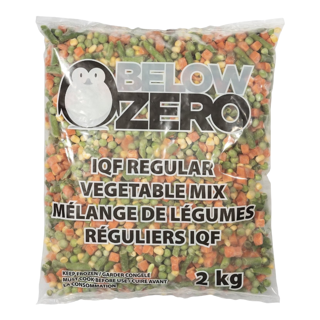 Below Zero Regular Mixed Vegetables 2kg