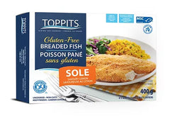 Toppits Sole -  Savoury Lemon GF Breaded Fish 400g