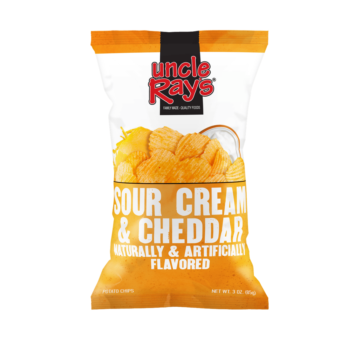 Uncle Rays Chips -Sour Cream & Cheddar 130g