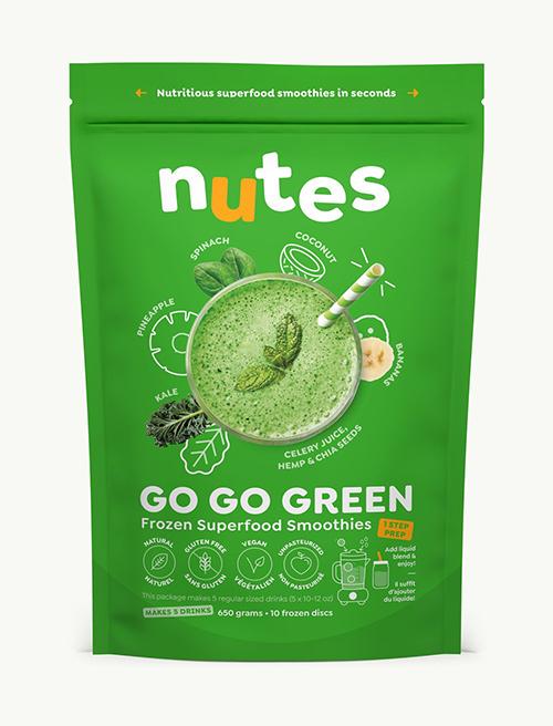 Nutes Go Green Smoothie 650g