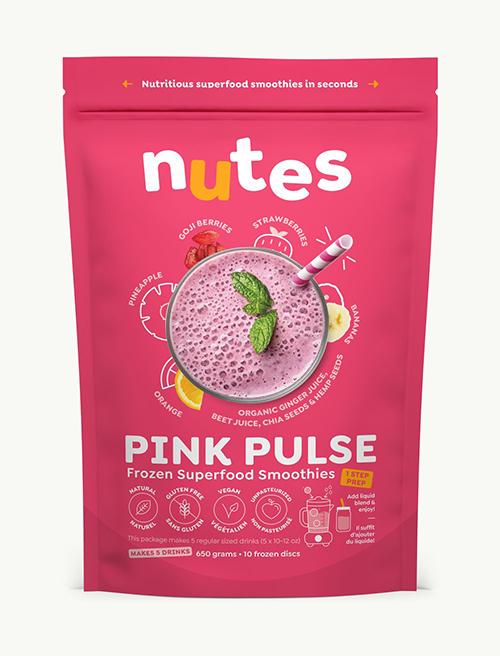 Nutes Pink Pulse Smoothie 650g