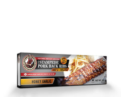 Stampede Pork Back Ribs Honey Garlic - 595g