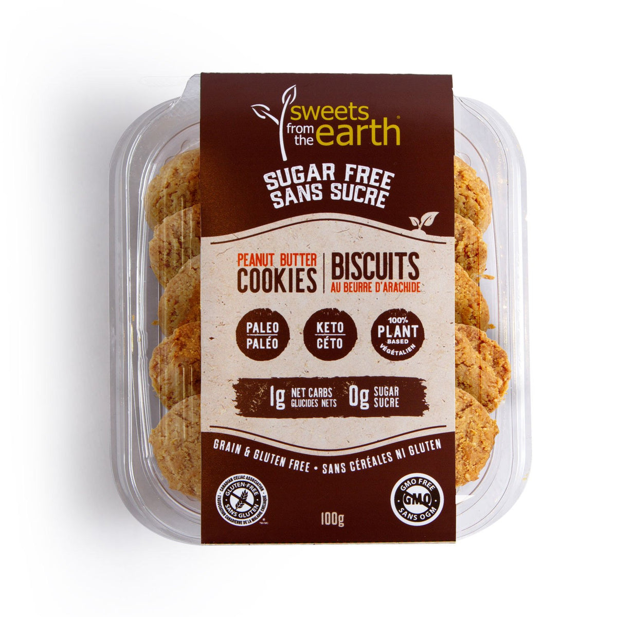 Sweets From The Earth Keto Peanut Butter Cookies 100g